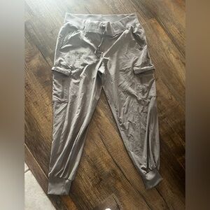 Tan/grey Cargo Jogger Pants